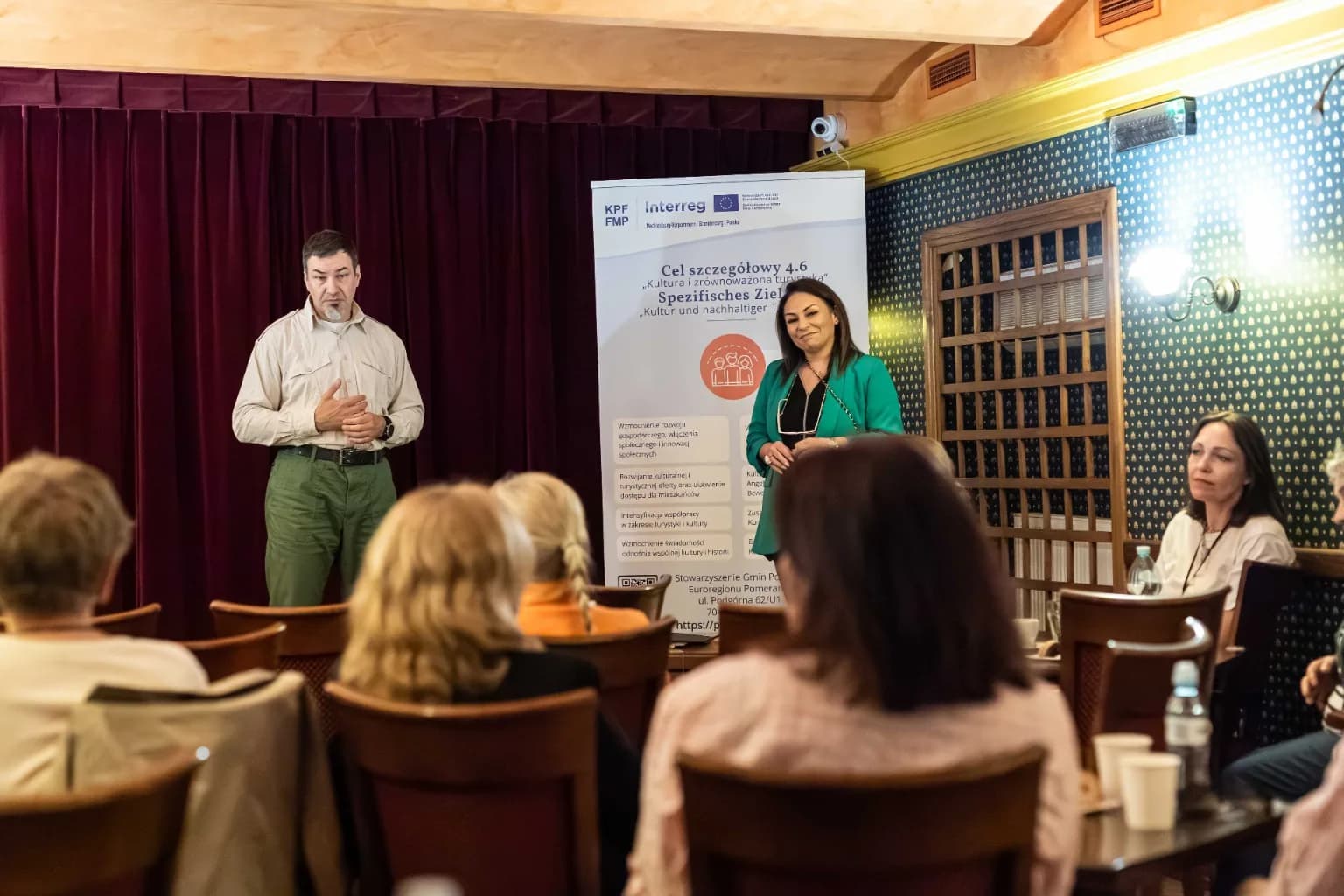 Spotkanie z publicznością podczas prezentacji projektu